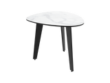 Astra Galet Side Table Matt Marble