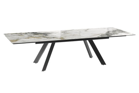Astra Grande Extending Dining Table White