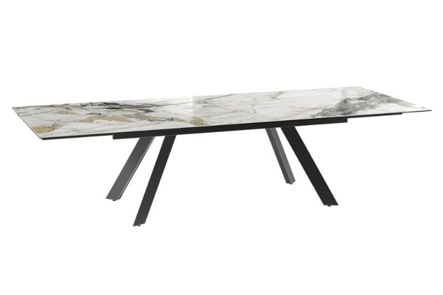 Astra Grande Extending Dining Table White