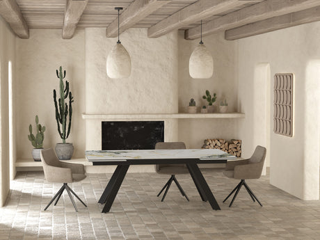 Astra Grande Extending Dining Table White
