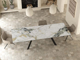 Astra Grande Extending Dining Table White