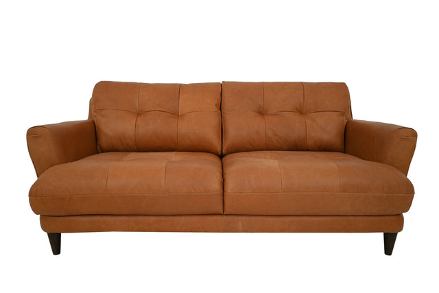 Azriel 2 Seater Natural Leather Sofa