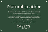 Azriel 2 Seater Natural Leather Sofa