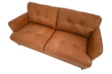 Azriel 2 Seater Natural Leather Sofa