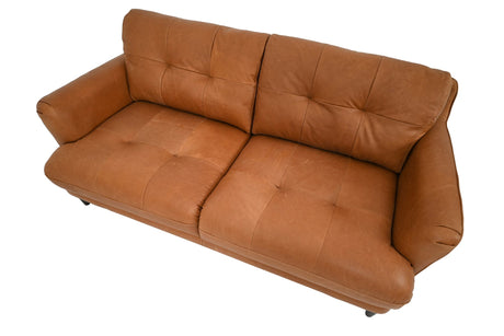 Azriel 2 Seater Natural Leather Sofa