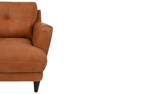 Azriel 3 Seater Natural Leather Sofa
