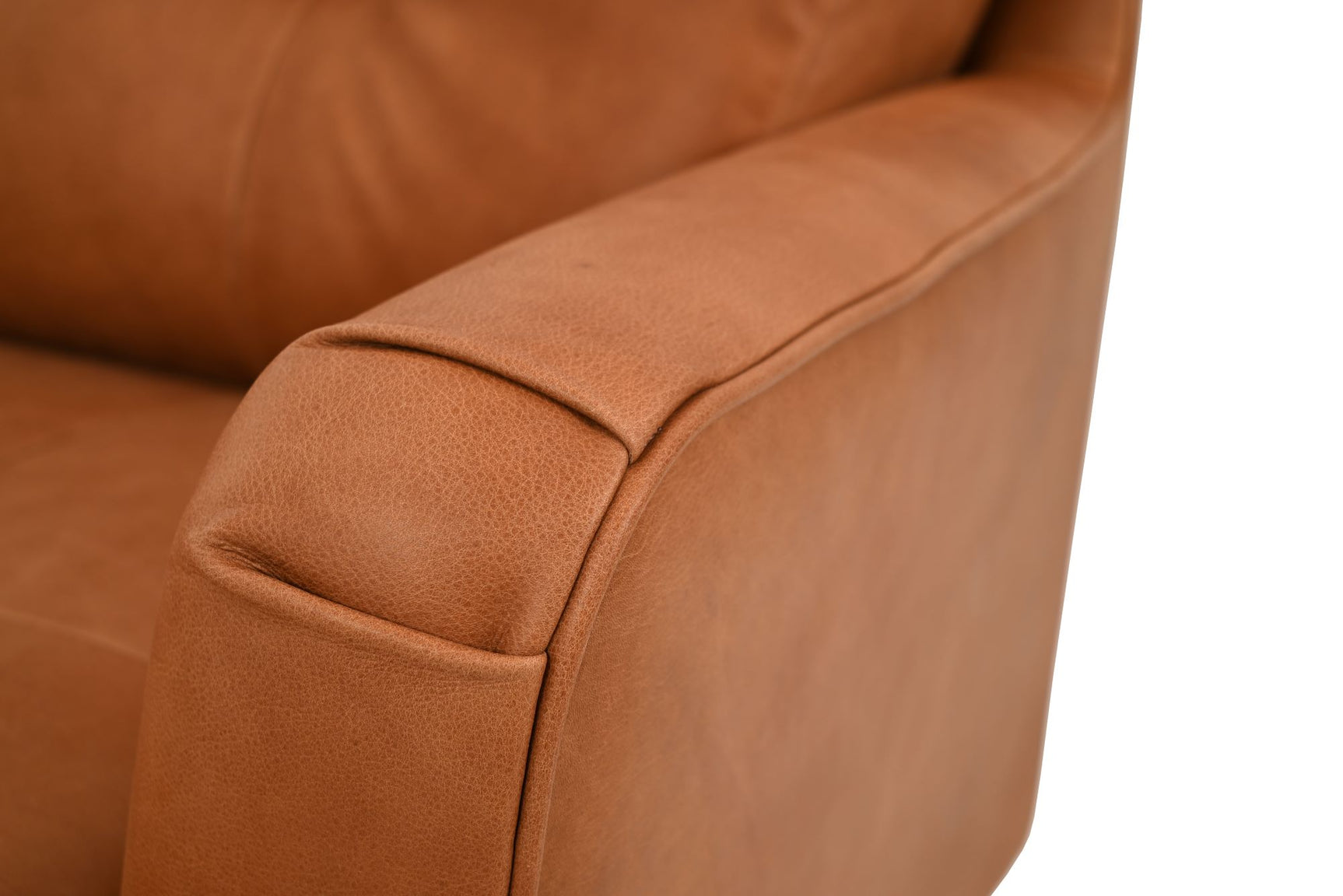 Azriel 3 Seater Natural Leather Sofa
