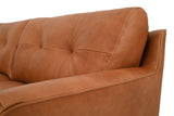 Azriel 3 Seater Natural Leather Sofa
