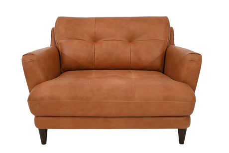 Azriel Maxi Natural Leather Chair