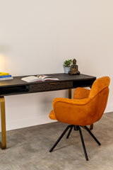 Blackbone Brass Desk 1 Drawer