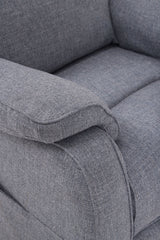 Boston Power Rise and Recline Armchair Grey