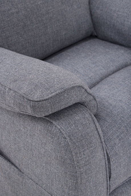 Boston Power Rise and Recline Armchair Grey