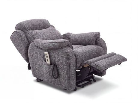 Boston Power Rise and Recline Armchair Waffle Slate
