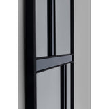Brick Black Wall Mirror