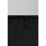 Brick Black Wall Mirror