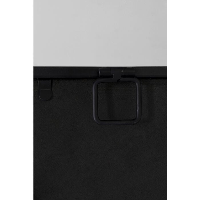Brick Black Wall Mirror
