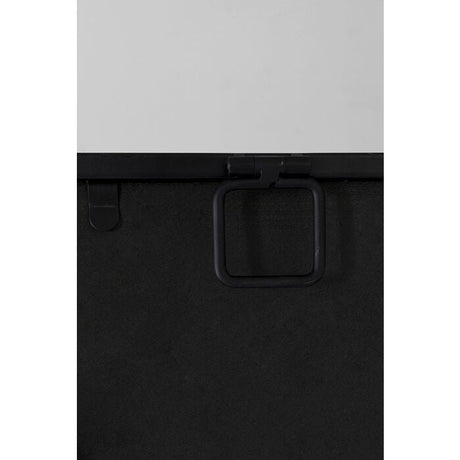 Brick Black Wall Mirror