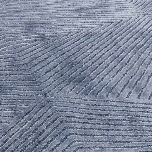 Clarke and Clarke Rug Blue Twilight