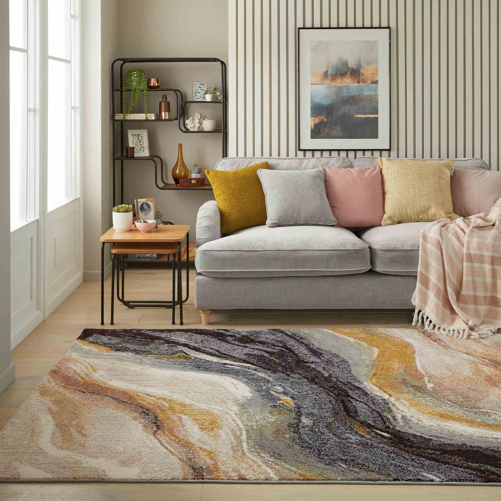 Concept Looms AMA102 Pearl Midnight Rug