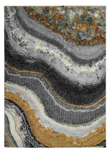 Concept Looms AMA103 Grey Blue Bronze Rug