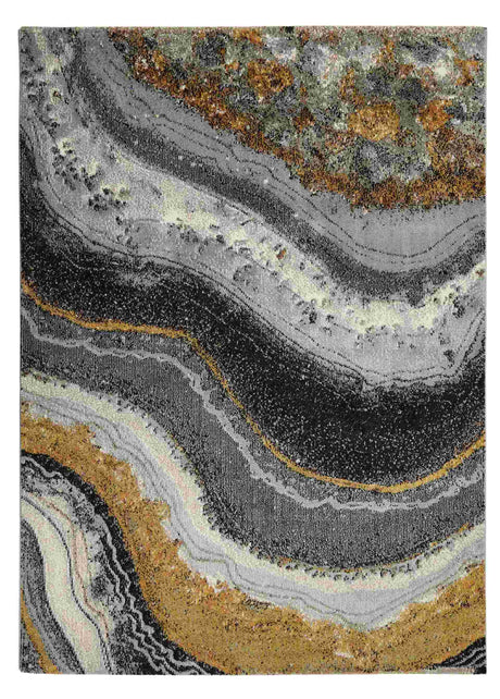 Concept Looms AMA103 Grey Blue Bronze Rug