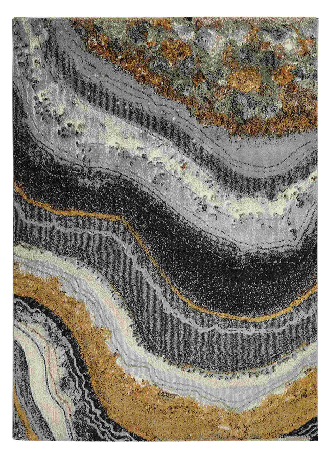 Concept Looms AMA103 Grey Blue Bronze Rug