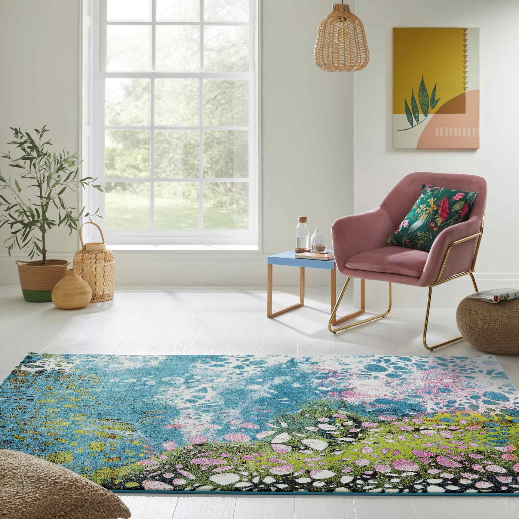 Concept Looms Art103 Blue Rug