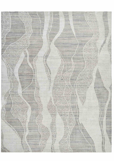 Concept Looms DU147 White/Light Blue Rug