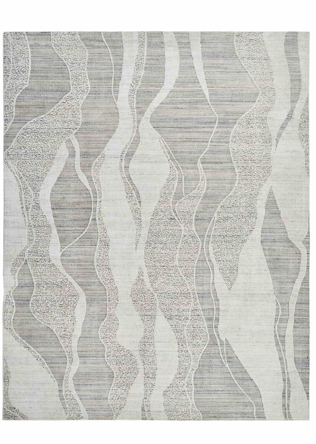 Concept Looms DU147 White/Light Blue Rug