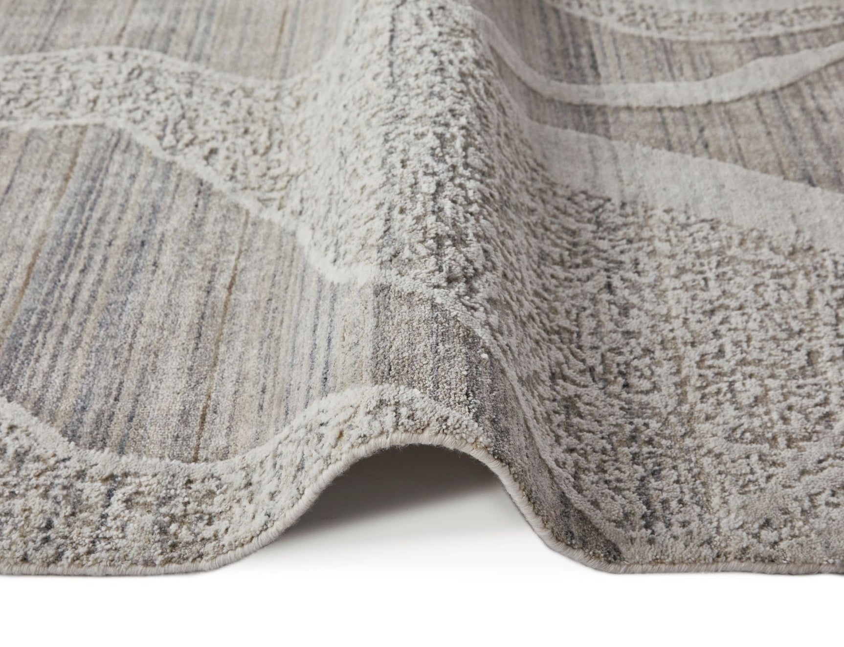 Concept Looms DU147 White/Light Blue Rug