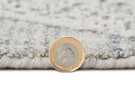 Concept Looms DU147 White/Light Blue Rug