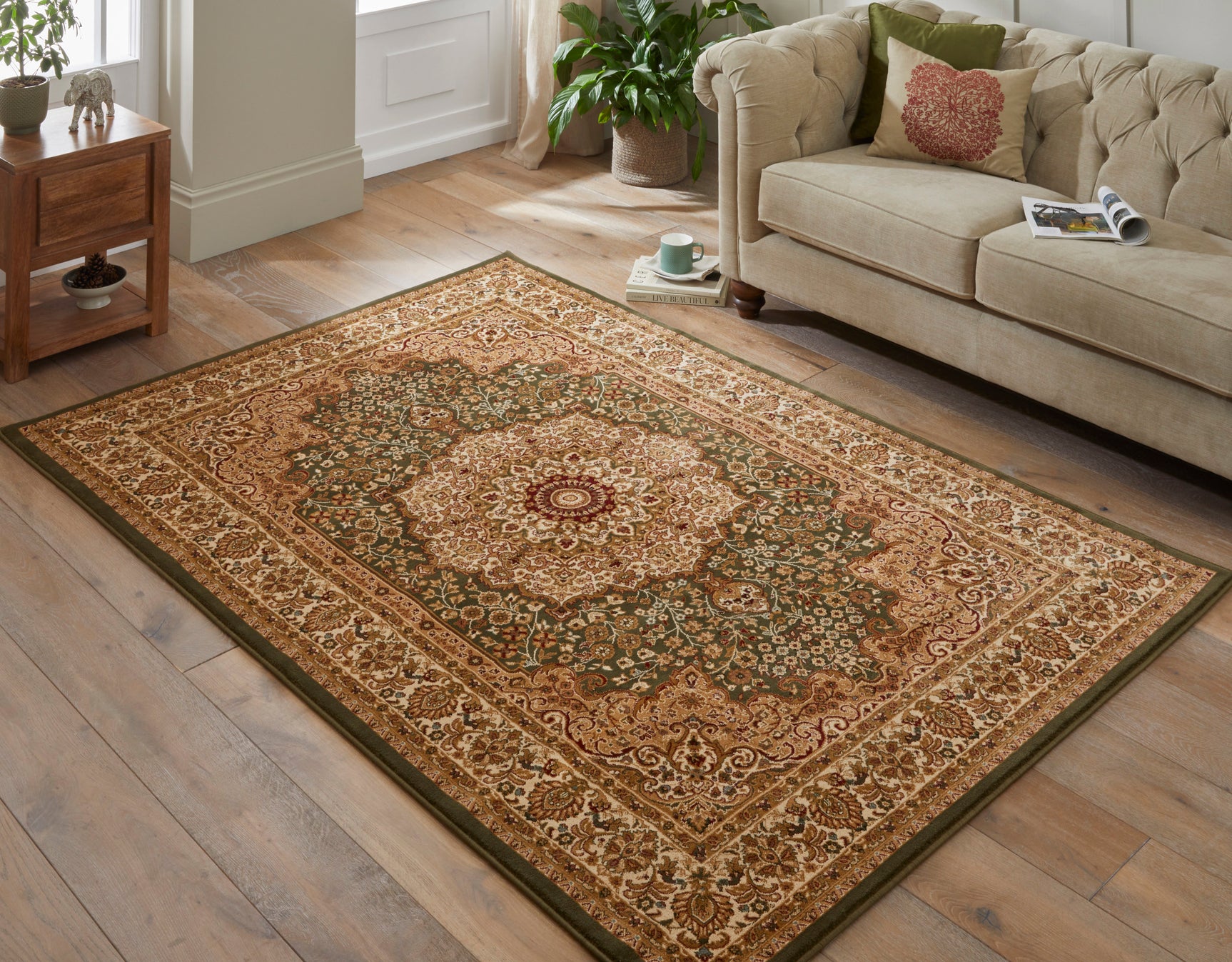 Concept Looms GH101 Grand Heritage Rug Green