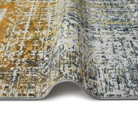 Concept Looms LUX06 Washable Rug Blue Copper