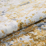Concept Looms LUX09 Washable Rug Ivory Gold