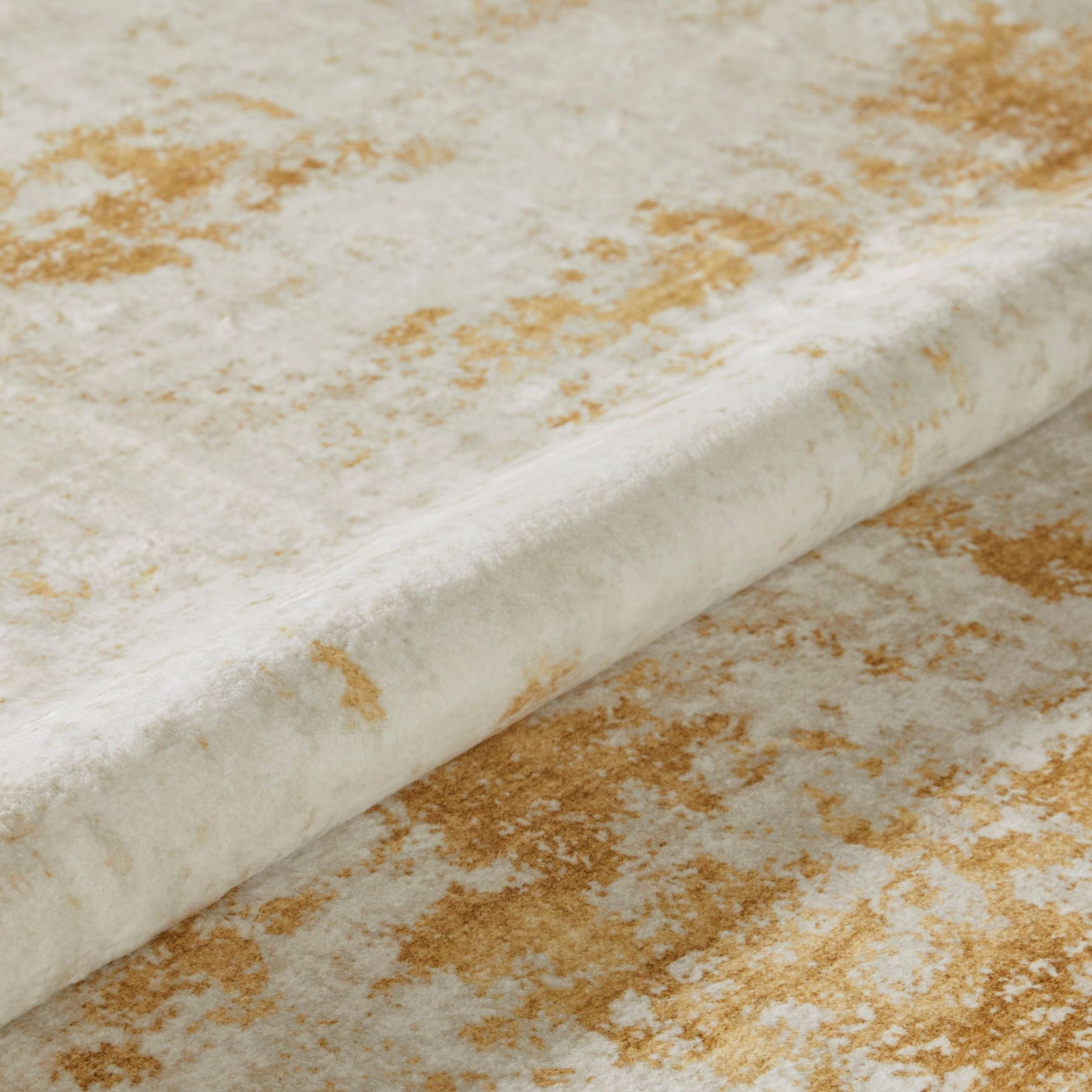 Concept Looms LUX12 Washable Rug Light Gold