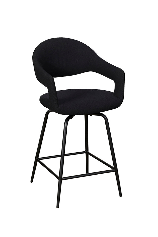 Dahlia Black Counter Chair