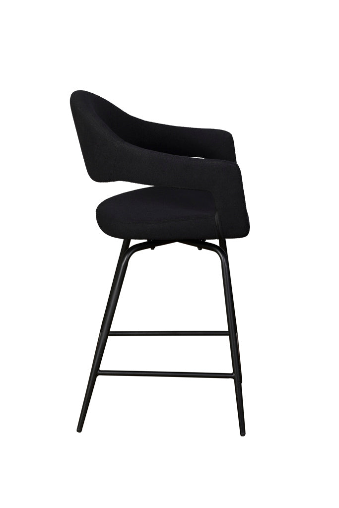 Dahlia Black Counter Chair