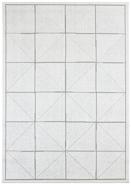 EL Ivory Check Rug 120x170cm