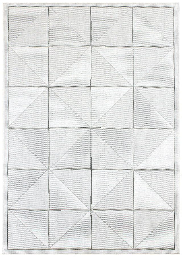 EL Ivory Check Rug 120x170cm