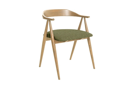 Ercol Lugo Lichen Green Dining Armchair