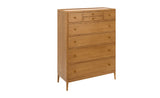 Ercol Salina Ash 8 Drawer Chest