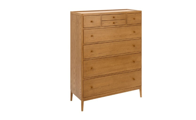 Ercol Salina Ash 8 Drawer Chest