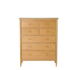 Ercol Teramo Oak 7 Drawer Tall Wide Chest