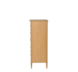 Ercol Teramo Oak 7 Drawer Tall Wide Chest