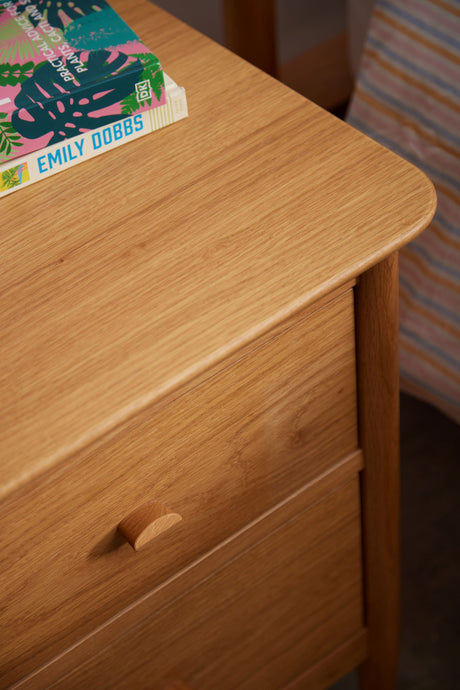 Ercol Teramo Oak Bedside Cabinet