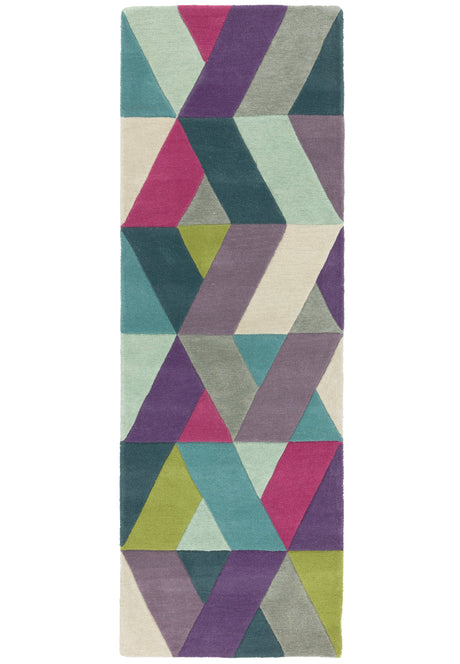 Funk Rug Chevron Blue Green