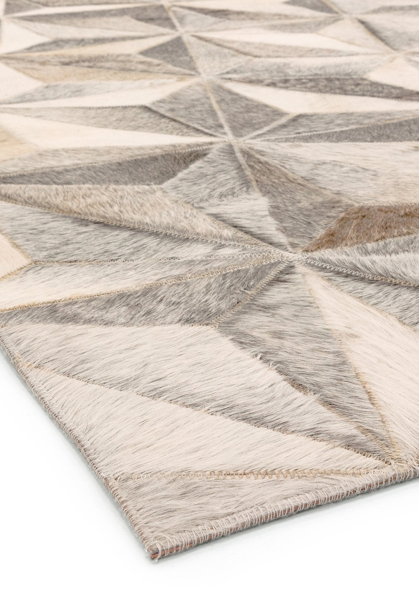 Gaucho Rug Facet Grey