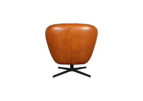 Gilmore Berlin Saddle Leather Swivel Chair