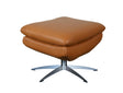 Glen Bergen Tan Leather Ottoman
