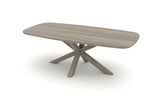 Hillsdale Ash Star Leg Table 3cm plate 180x100cm